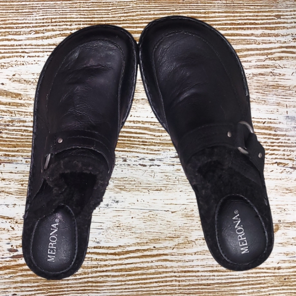 Merona Ladies Slip-on Faux Leather Wedges